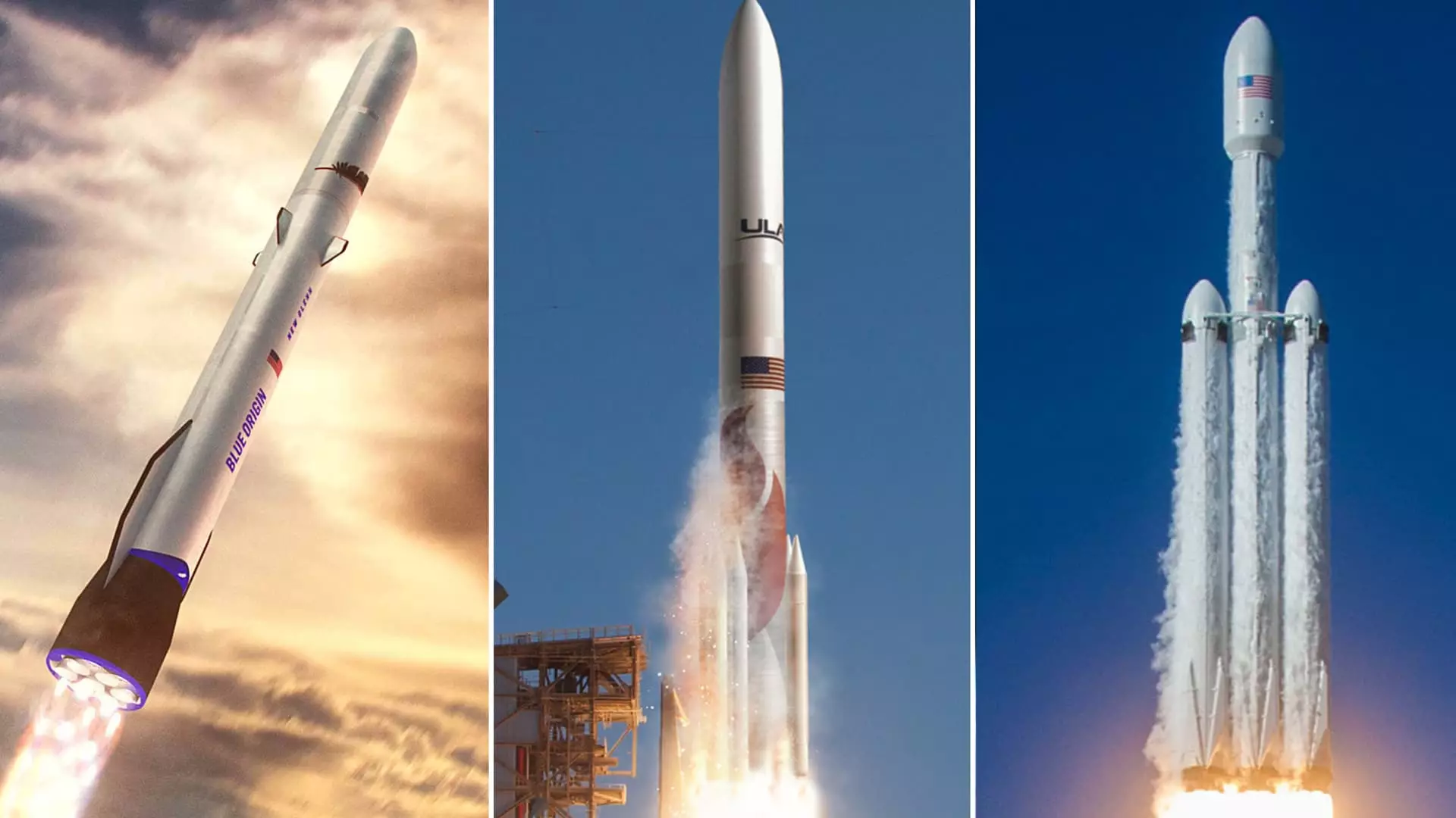 The Pentagon Awards Rocket Launch Contracts to Blue Origin, SpaceX, and ULA